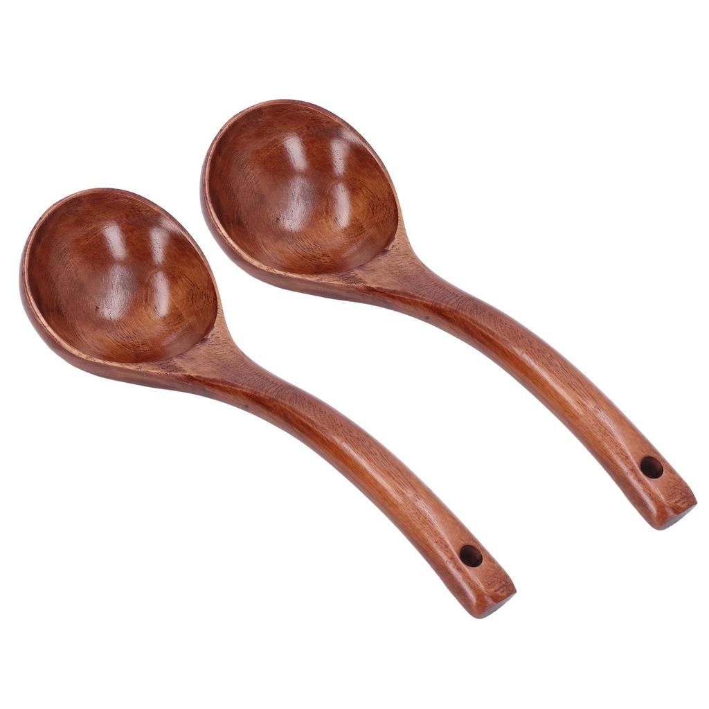 2 шт. деревянная ложка деревянная ложка половник длинная ручка набор для каши кофе десерт ширина ложки 8 см