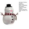 Christmas Ornament Santa Claus Deer Snowman Design LED Light Craft Figure Living Room Desktop Decoration