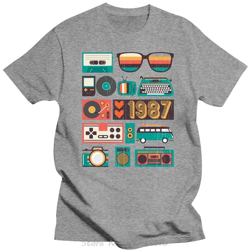 Жизнь начинается в тридцать Легенды 1987 Футболка Рожден в 1987 Старый Лучший подарок День рождения Лучший День отца Футболка Хлопок Уличная одежда Футболки