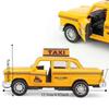 Zinc Zinc Zinc Alloy Taxi Model Toy Rubber Taxi Car Car Funny Miniature Toy Car  Kids Toys