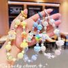Cute Sanrio Hello Kitty Kuromi Melody Cinnamorol Phone Chain Keychain Phone Case Chain Camera Decoration Pendant Hand Drawn Bead