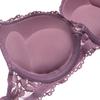 Женщины Push Up Мягкий бюстгальтер с вышивкой Кружевное нижнее белье