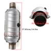 Каталитический нейтрализатор для универсальной модели 2,25 дюйма 400 ячеек Универсальный каталитический нейтрализатор 83166 Высокопоточные автомобильные аксессуары