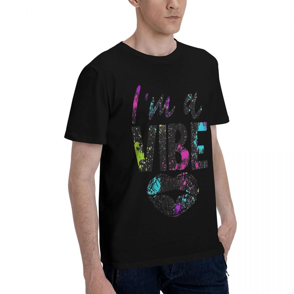 Chic Lips Letters 100 Cotton Casual Breathable Confortable Summer High End Mens Clothing Funny Gift