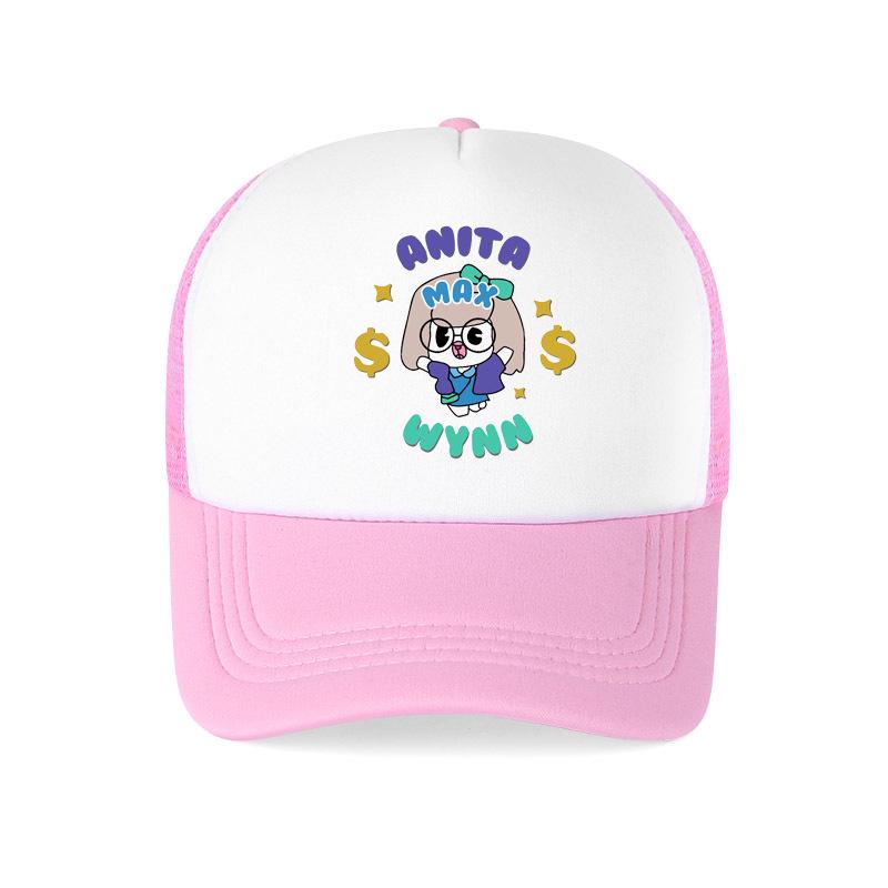 WYNN Mesh Cap: Drake Anita Max Vnn Baseball Style with Cartoon Duck Design