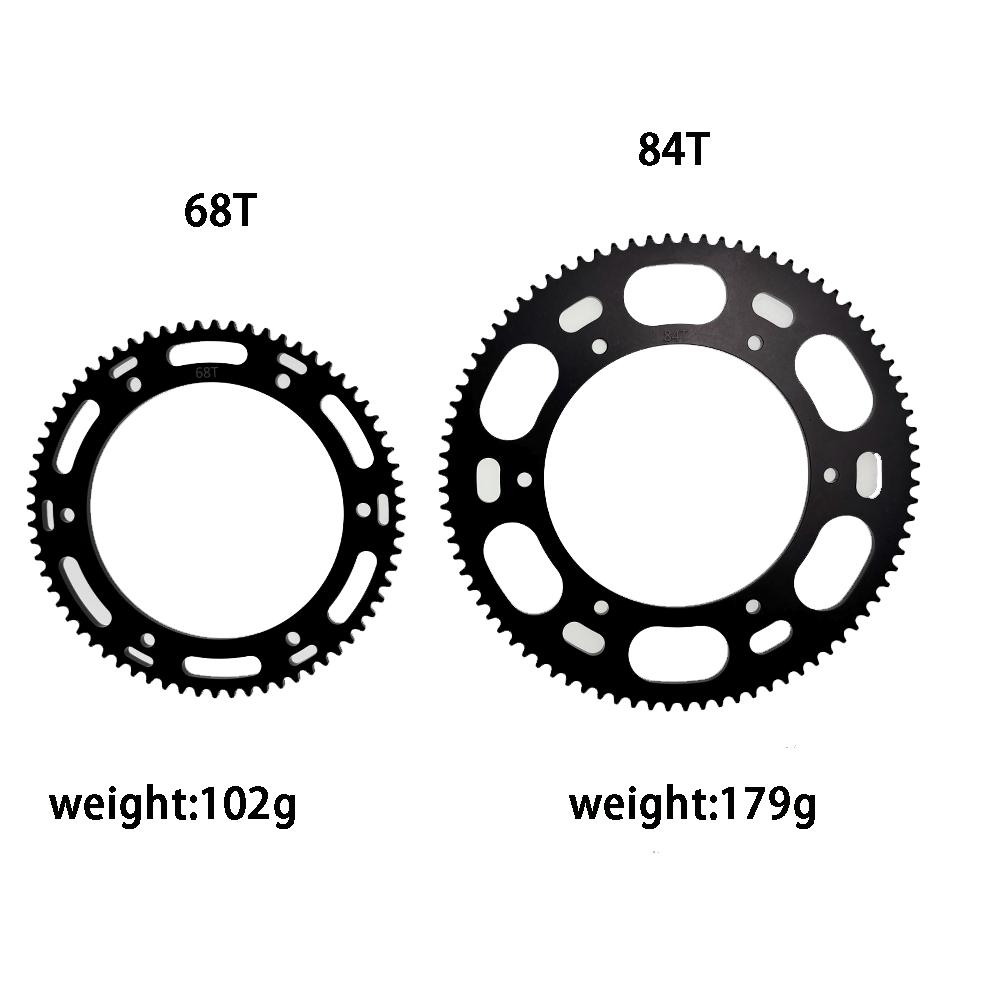 High Quality CNC Machined GO Kart Parts Aluminum Alloy Sprocket, 7075-T6, Racing, 68T,69T,70T,71T,72T,73T-81T,82T,83T,84T,85T