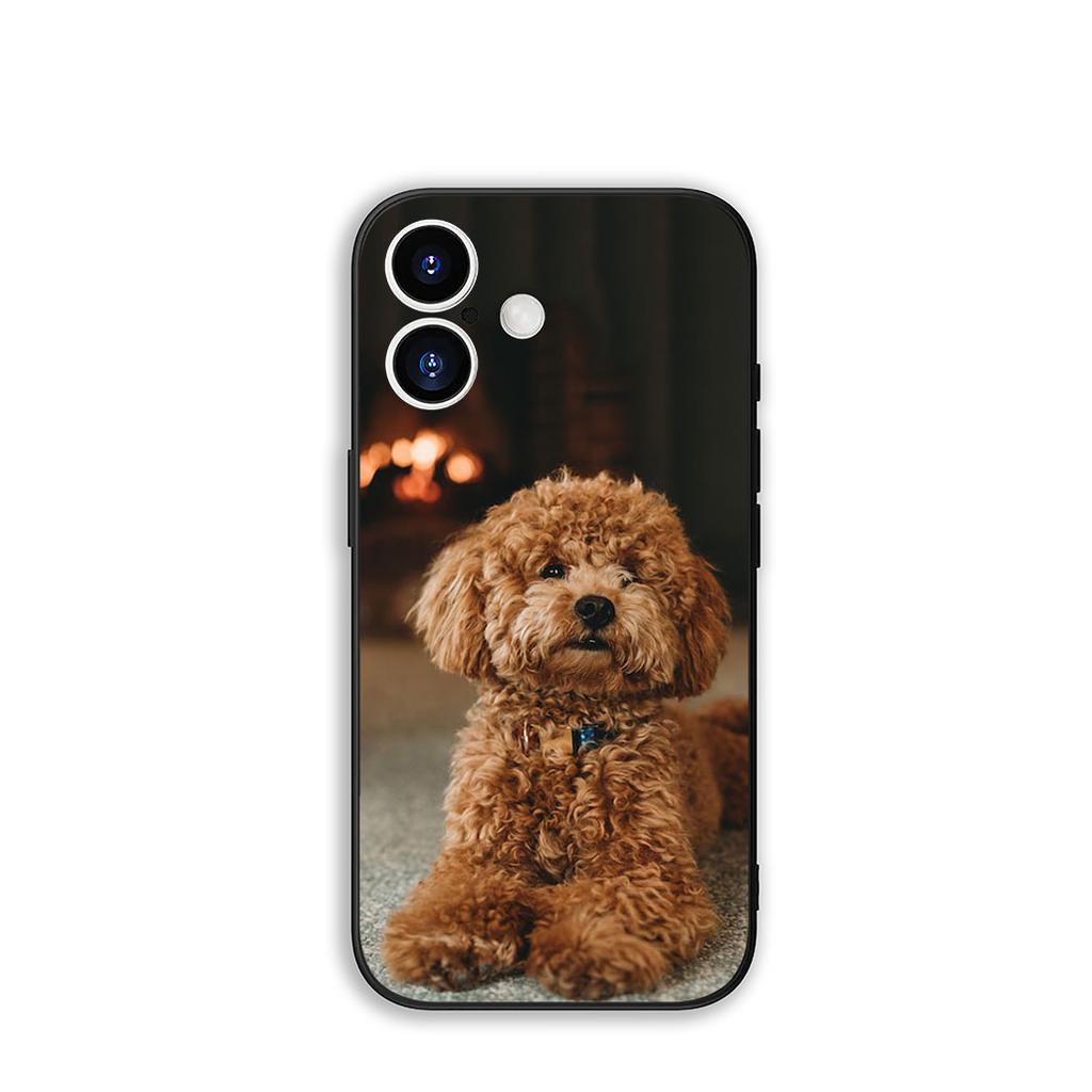 Чехол Cover для Samsung Galaxy A55 A56 A25 A36 A54 S8 S9 S21 S20 FE A53 A13 A12 A14 A33 A70 A71 A51 A21S Чехол Собака Пудель