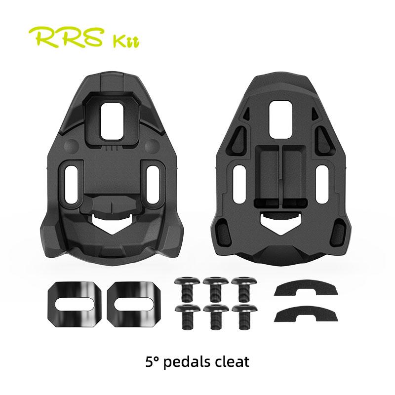 RRSKIT Road Bike Pedal Cleats Set Anti-Skid Plastic Cycling Pedals For Time IClic XPro XPresso Road Bike Cleat Lock