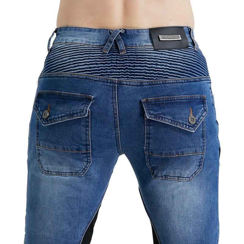 Motorcycle Riding Jeans Protective Biker Pants Racing Gear Mesh PK-719