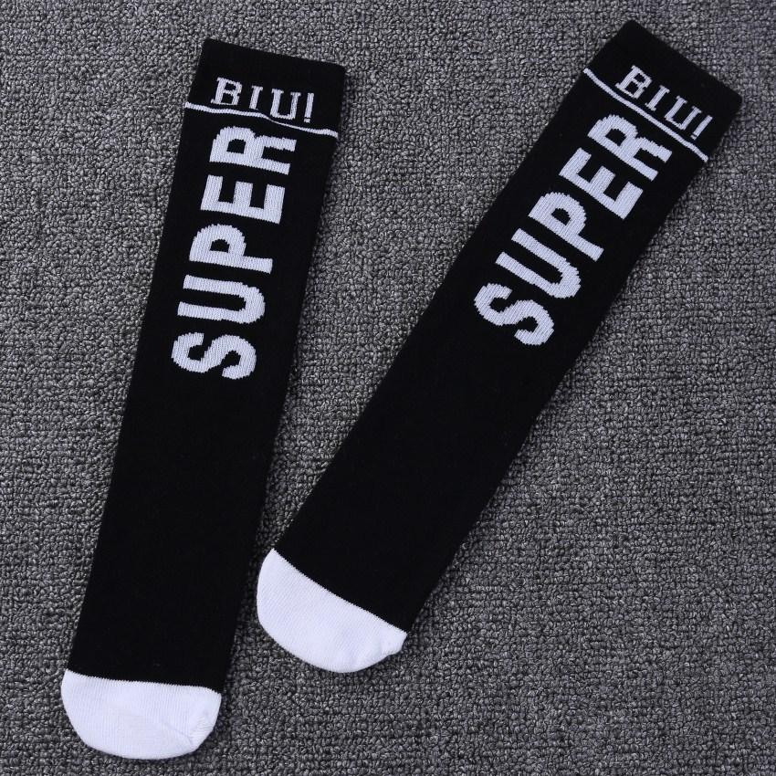 Новые чулки, модные детские хлопковые чулки с надписью, чулки