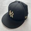 Б/у Кепка Шляпа NEW ERA New York Yankees Черная Золото Золото