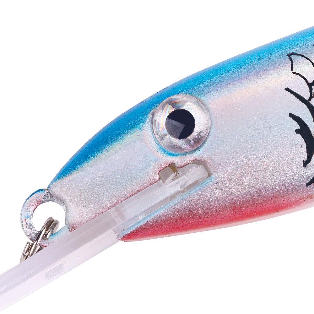 1pc 28.8g 43.8g Fishing Lures Minnow Artificial Hard Baits Wobblers Tackle Pesca Carp Pike Walleye Sea Fishing Hooks