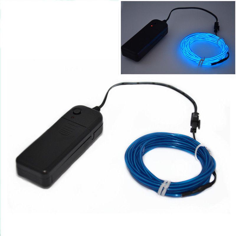 Освещение салона автомобиля Светодиодная лента Декоративная лампа EL Проводка Неоновые полосы Атмосфера вечеринки Диод Гибкий окружающий свет