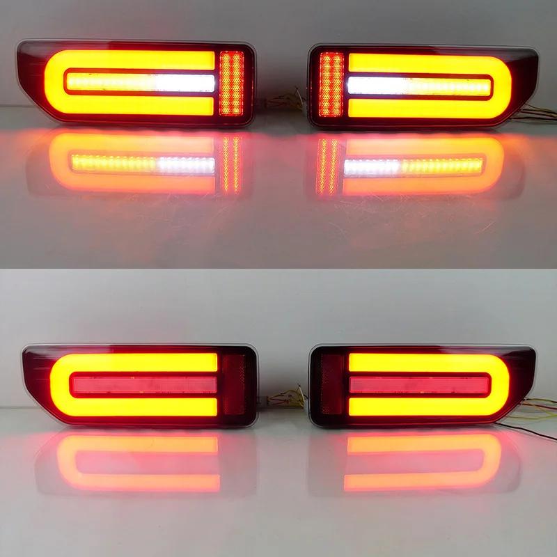 Автомобильный светодиодный задний фонарь в сборе, подходящий для Suzuki Jimny 2019-2024, модифицированные автомобильные аксессуары, задние фонари, стоп-сигнал, указатель поворота