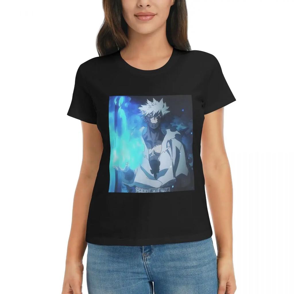 Women TShirt My Hero Academia Dabi Anime Unisexga MHA Blueflame Short Sleeve Tees ONeck Cotton T Shirts Clothes Tops Streetwear