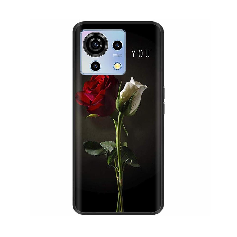 Для ZTE Blade V50 Vita Чехол Мягкий Силикон С Узором Чехлы Для Телефона Для ZTE Blade V50 Vita Задняя Крышка Coque Fundas Для ZTE V50 Vita