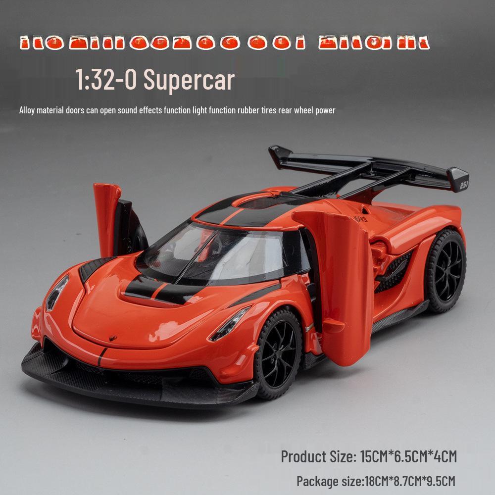 1:32 Koenigsegg Jesko Сплав Спортивный Автомобиль Модель Игрушка для Детей