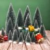 Mini Christmas Tree Sisal Silk Cedar Small Xmas Tree For Home Room Decor Gold Silver Blue Green White Mini Tree