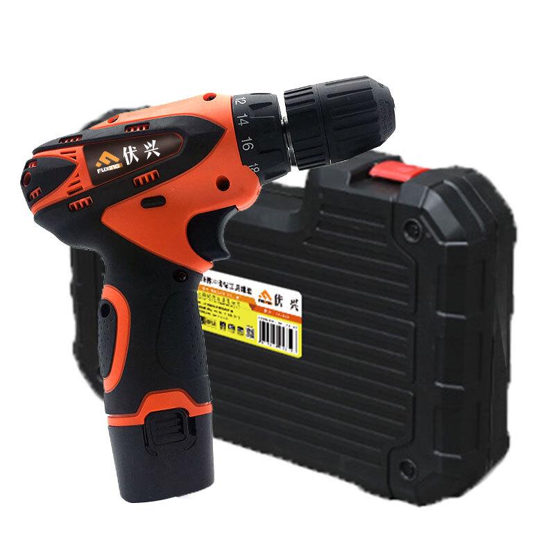 Fuxing FX355 12V Cordless Drill 117-Piece Tool Kit CN plug (adapter included)