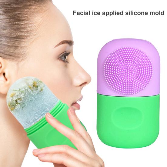 Ice Roller Face Massager Reusable Ice Compress Puffy Eye Bag Removal Pores Shrink Face Silicone Ice Mold Women Skin Care Tool