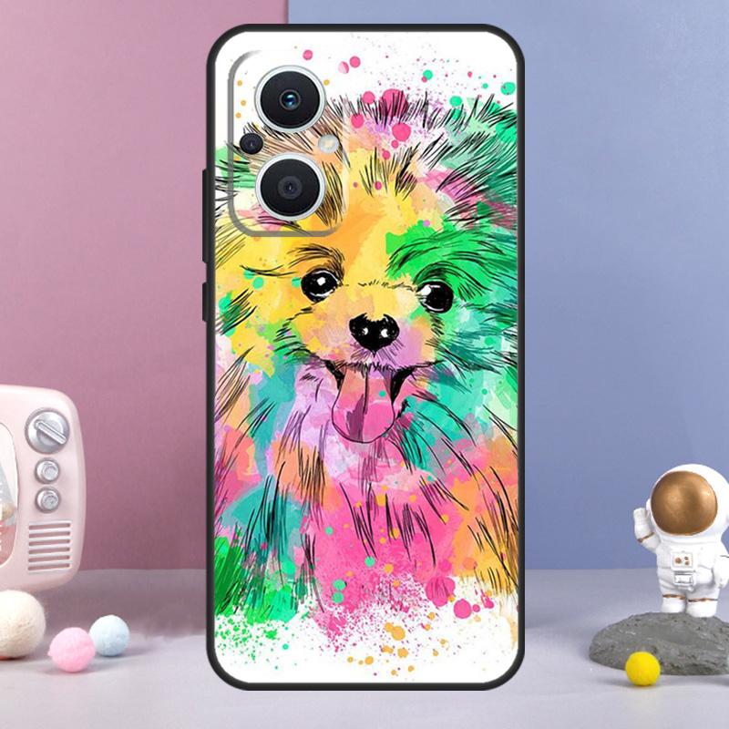 Чехол для телефона OPPO Reno 14 F 11F 12F 13F 10 11 12 13 Pro 7 8 Lite OPPO Find X8 X6 X5 X9 Pro с рисунком шпица