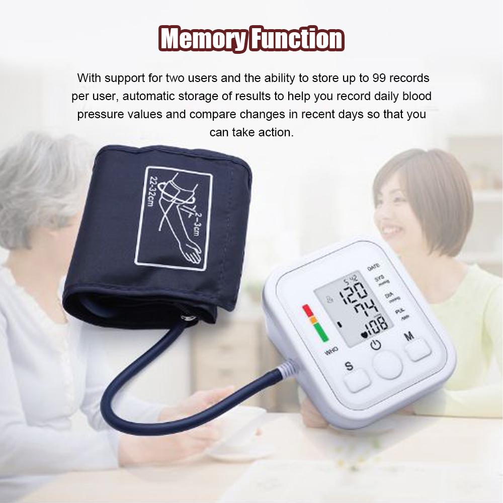 Цифровой монитор артериального давления, автоматическая машина для мониторинга сердечного ритма артериального давления с 8,7-12,6