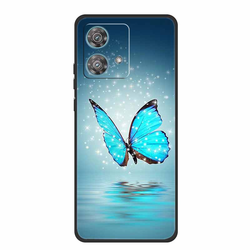 Чехол для Motorola Edge 40 Neo Животные ТПУ Мягкий Силиконовый Чехол для Телефона для Moto Edge 40 Neo 5G Edge40 Neo Ударопрочный Волк Fundas