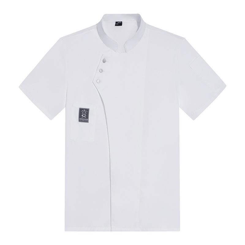 Catering Cooking White Shirt Restaurant Kitchen Chef T Shirt Baker Work Uniform Waiter Hotel Clothes Cook Jacket Cafe Overalls