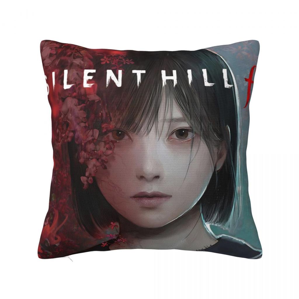 Наволочка Silent Hill F Игра Узор Хинако Чехол на подушку Новинка Наволочка для стула Дивана Домашний Декор Наволочки
