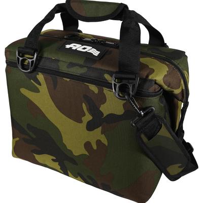 Гарантия на оригинальный холщовый мягкий холодильник AO Coolers Woodland Camo 11 л, легкий холодильный бокс, сумка-холодильник, сумка-холодильник для кемпинга на открытом воздухе, пикника [5 лет]