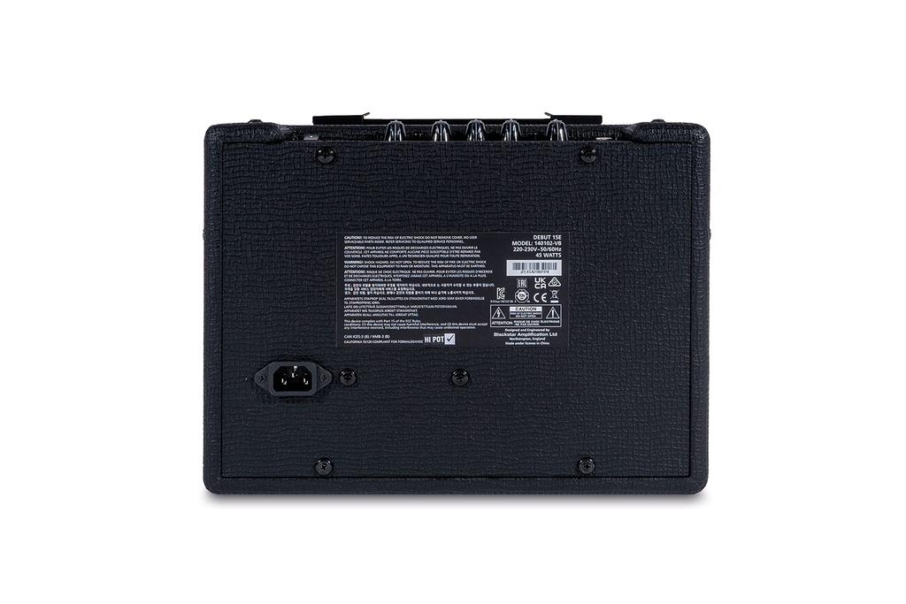 Blackstar Гитарный усилитель DEBUT 15E Tape Echo Effect Black DEBUT 15E BLACK Чистый/Овердрайв/Линейный вход/Выход на наушники/Встроенный