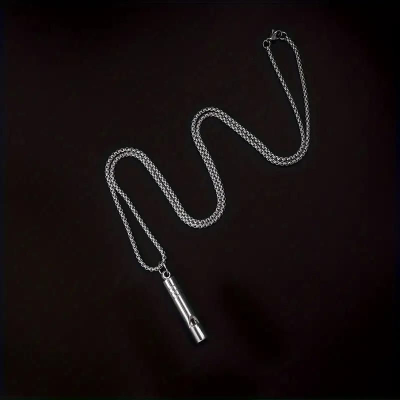 1шт Длинное ожерелье со свистком, дующий орнамент