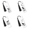 Dog Acrylic Bookmark Transparent Book Clip Graduation Cat Claw Bookmarks  Friends