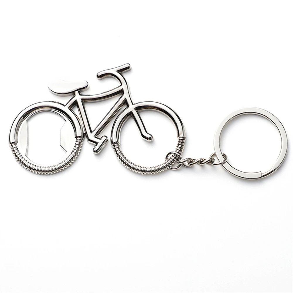 Bike Shaped Bicycle Keychain Multifunctional Bike Key Rings Bottle Opener Keyring  Thanksgiving