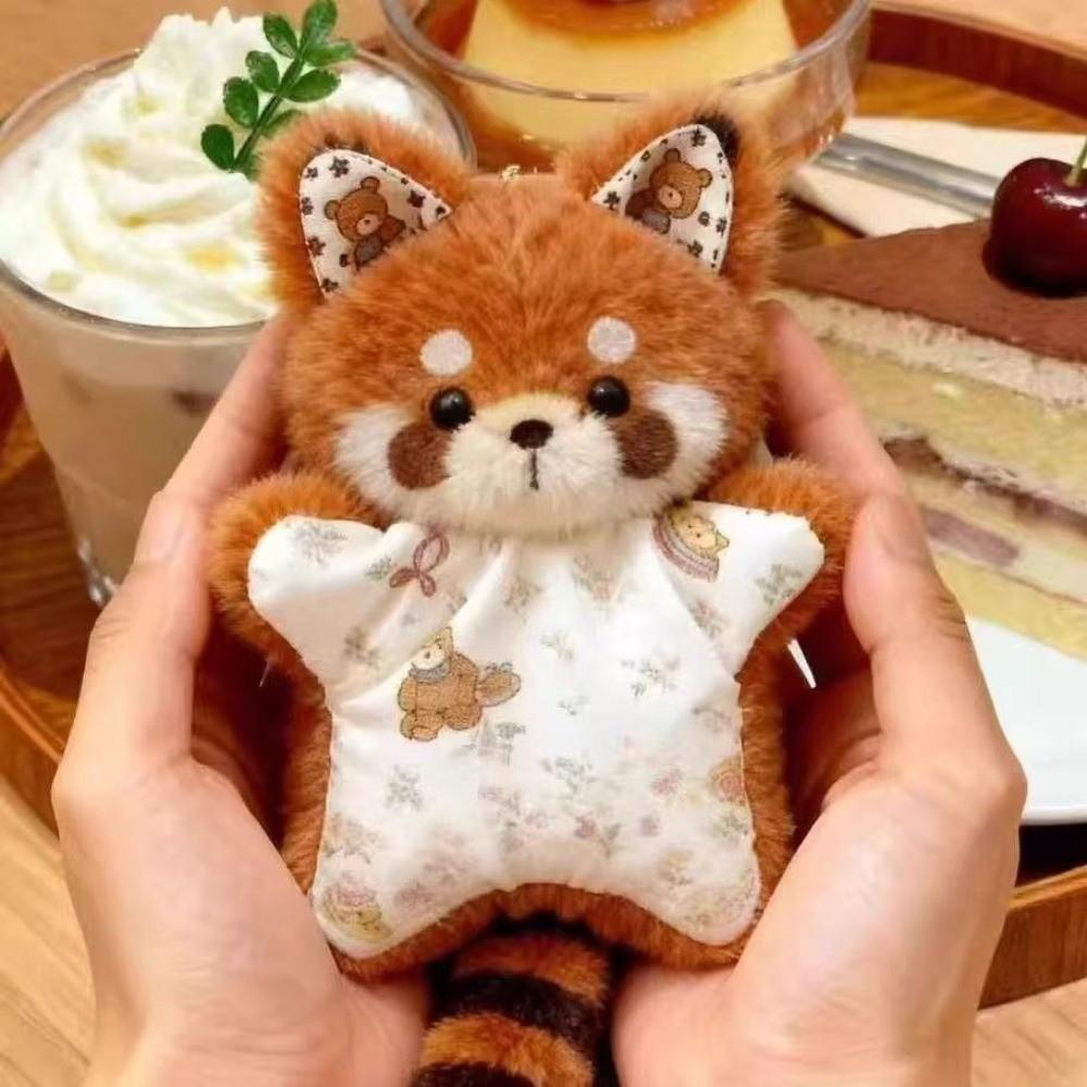 Cute Raccoon Plush Toy Diy Soothing Towel Pendant Bean Bag Material Kit  Gift
