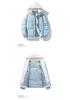 Unisex Autumn Winter Casual Hooded Cotton Jacket: Thickened, Warm, Loose-Fit for Couples.