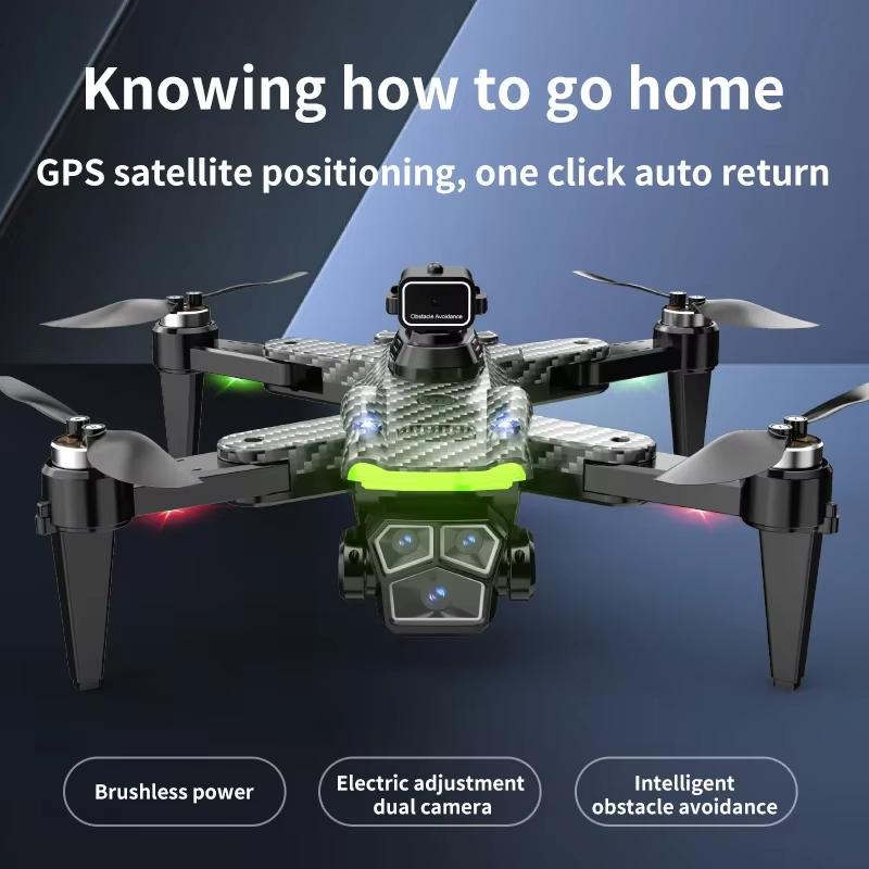 2025 Новый оригинальный S196 GPS Дрон 8K 5G WIFI FPV Профессиональная HD Аэрофотосъемка ESC Двойная камера Бесщеточный Квадрокоптер для обхода препятствий 8000M