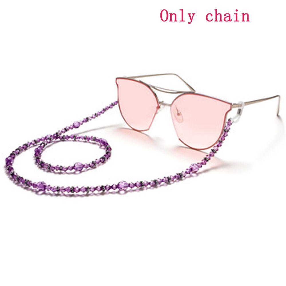 Women Spectacle Cord Glasses Hold Eyewear Sunglasses Straps Beaded Glasses Chain Eyeglass Lanyard