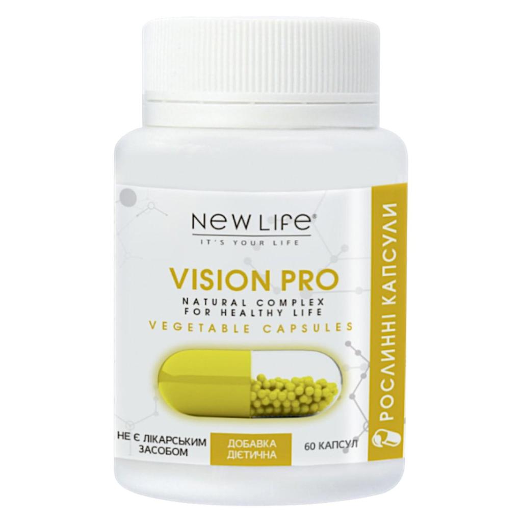 Vision Pro с Лютеином New Life Добавка Диетическая (Здоровье Глаз, Поддержка Зрения)
