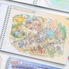 Large Size 3D Scene Sticker Cute Miniature Scene Sticker New Mini Scenery Stickers  Children Gifts