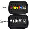 Sequins Fishing Lures Set with Storage Bag Compact Design Portable Metal Spoon Spinner Kit Freshwater Artificial Baits Fishing Tackle