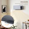 Electric Wall Heater 1000W/2000W Stove with LED Display and Remote Control 54.5x12x21.5 cm Grey
