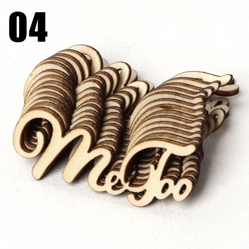 15 шт. украшения для дома, деревянные птицы, поделки для жениха, сделай сам, настольные конфетти, разбросанные любовные семейные письма