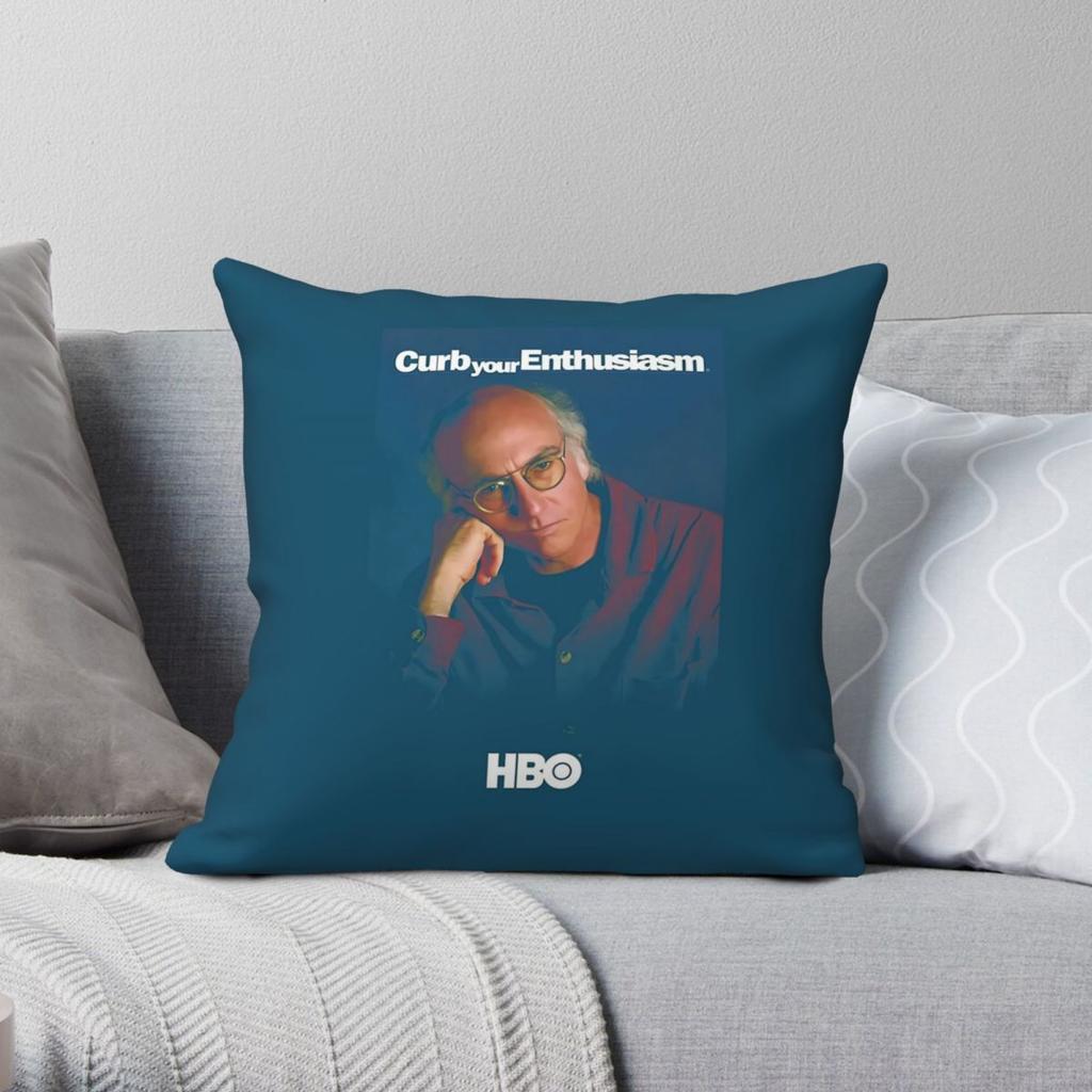 Curb Your Enthusiasm Larry David Square Pillowcase Polyester Linen Velvet Pattern Throw Pillow Case Sofa Seater Cushion Cover