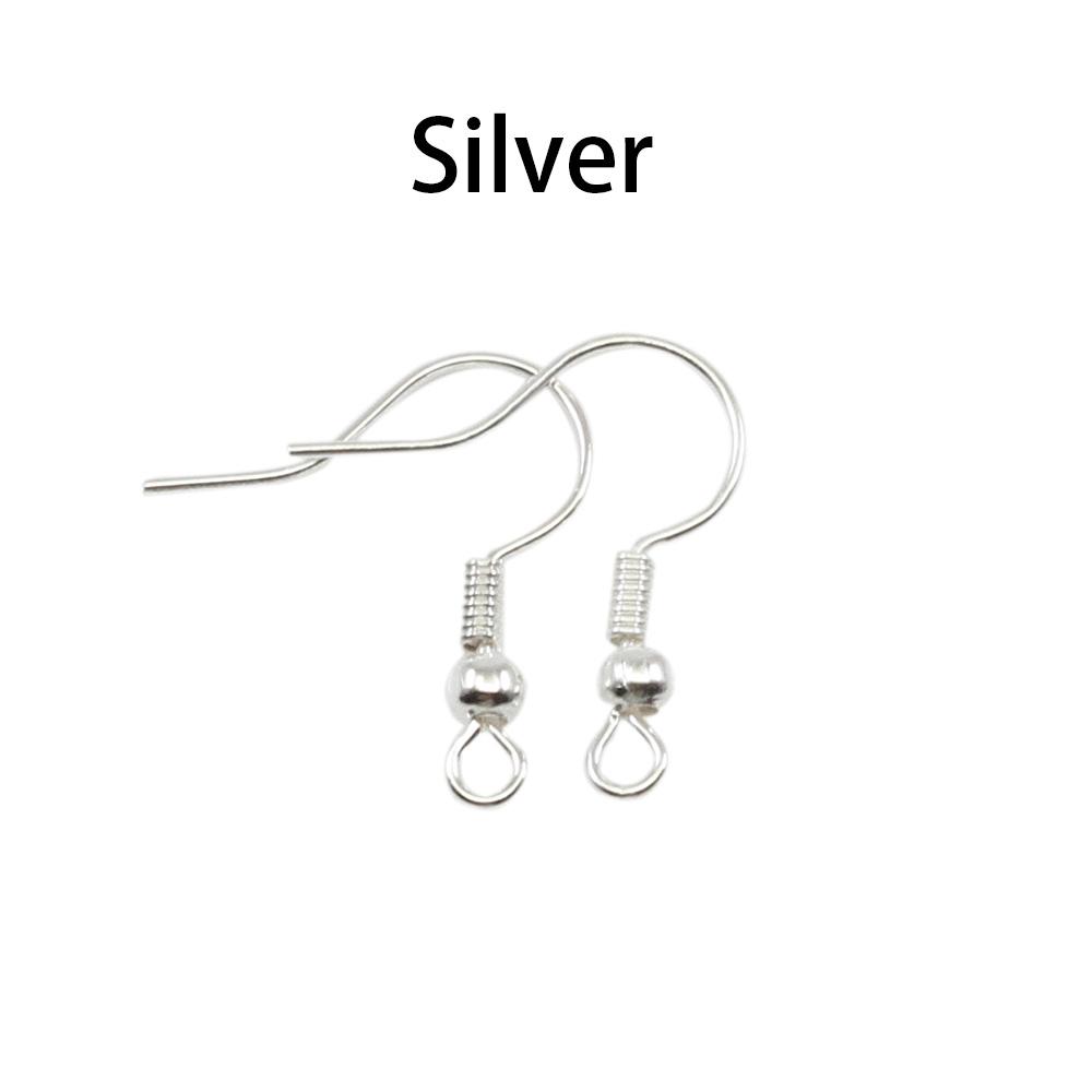 100-200pcs/lot 20x17mm Earring Findings Ear Clasps Hooks For DIY Jewelry Making Accessories Iron Hook Ear wire Jewelry Supplies