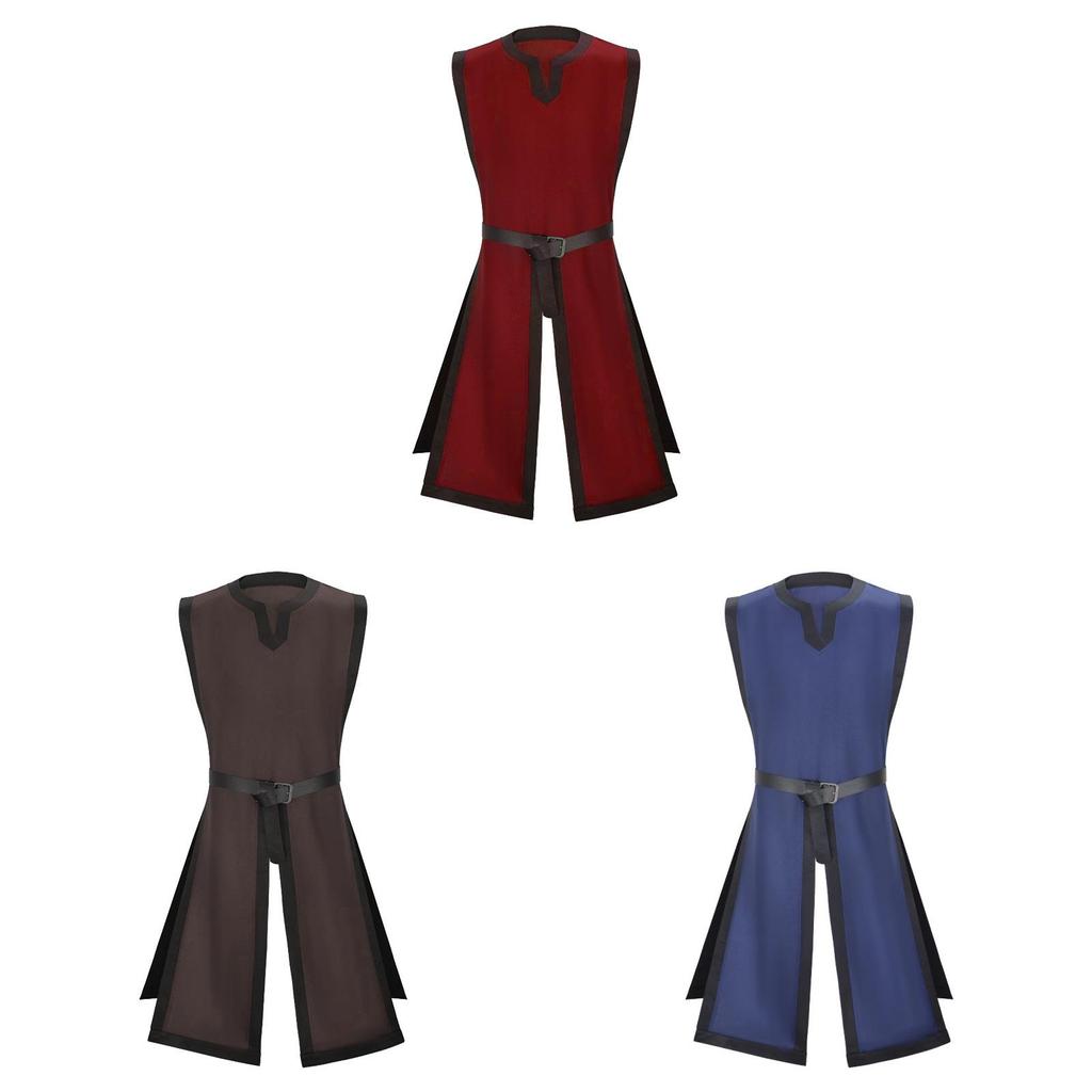 Плащ Викингского Рыцаря Для Женщин и Мужчин Фэнтезийный Костюм Сценическое Выступление Реконструкция