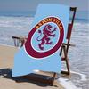 1pc Aston Villa Beach Towel, Beach and Seaside Swimming Pool Equipment, Fashion Pattern, Rectangular, Travel Essentials