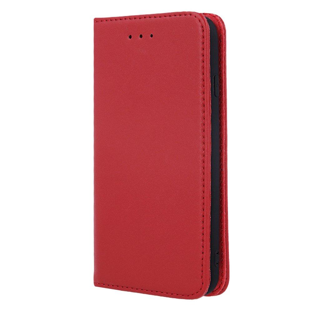 Leather Wallet Case for Samsung Galaxy A02s, Burgundy