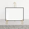 Yousheng Plate Display Stand Gold Iron Picture Frame Holder Small Folding Easel Photo Display Stand for Photo Pictures Plate And Artwork