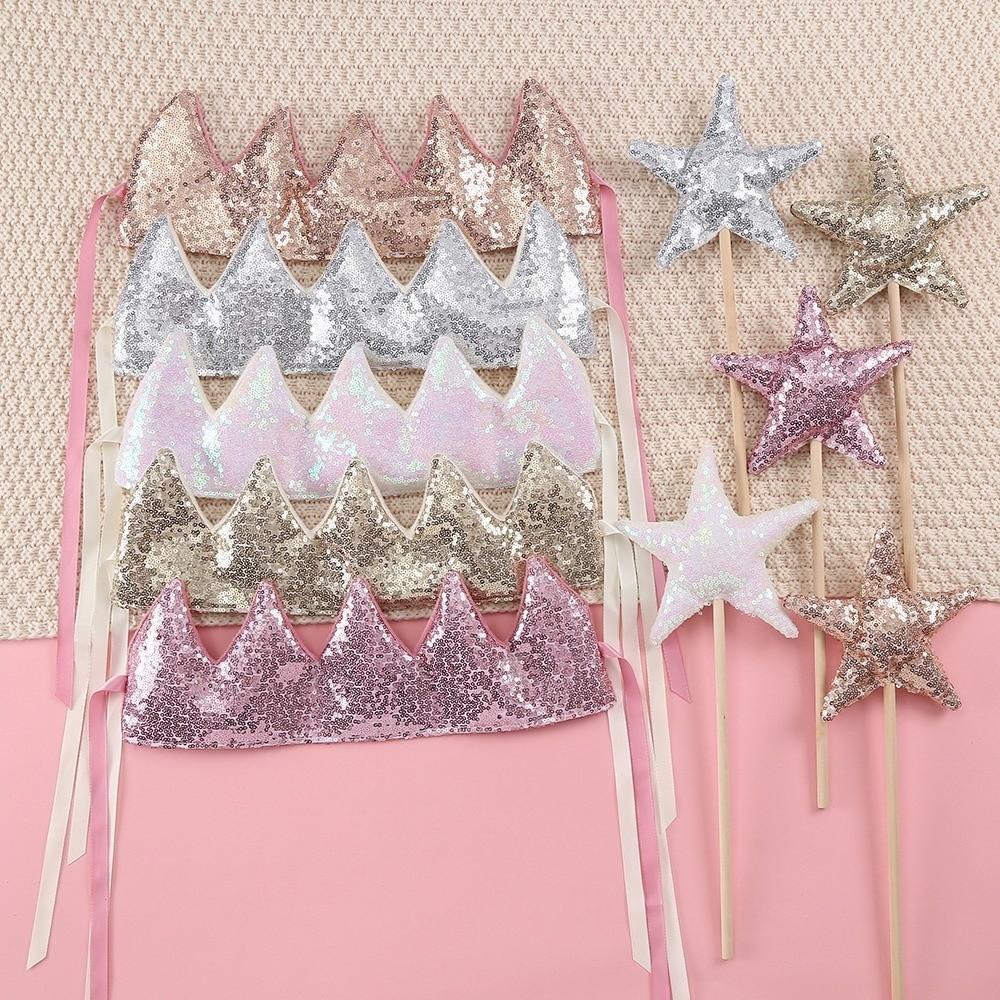 Fairy Stick Style Party Headwear Star Shape Birthday Party Headwear  Birthday Celebration